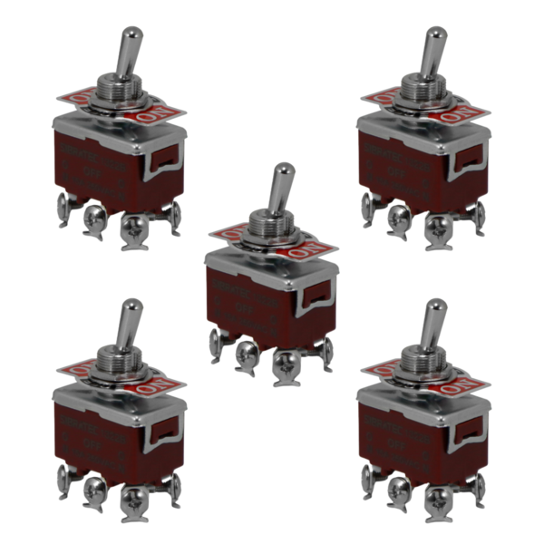 Kit Chave Alavanca 1322b | Liga/desliga/liga | 2 Polos | Para